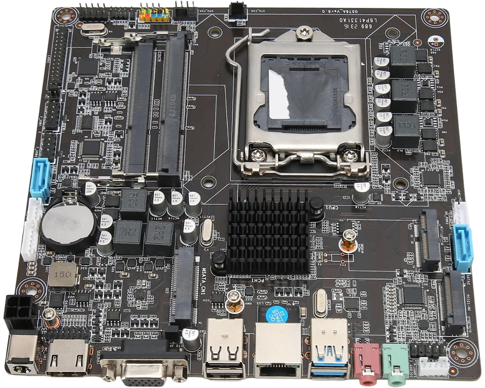 Enmeiko LGA1150 I5 4570 HDMI,VGA LVDS 1GBE LAN DDR3 DC 19V